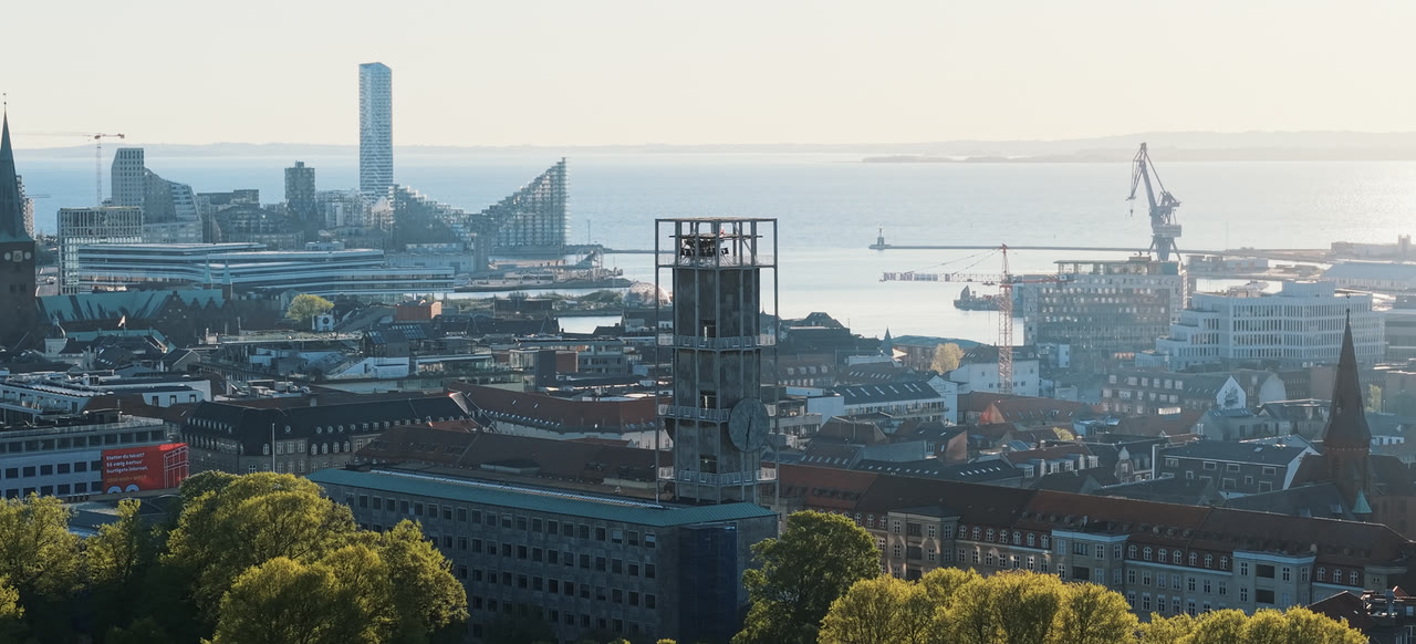 Aarhus set fra havnen